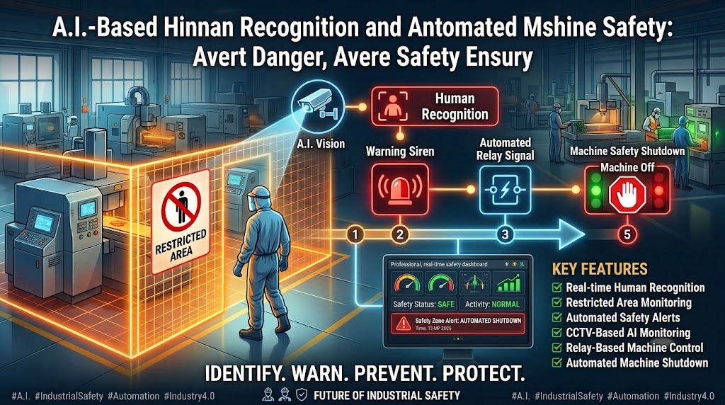 AI-based Human Detection & Automatic Machine Safety